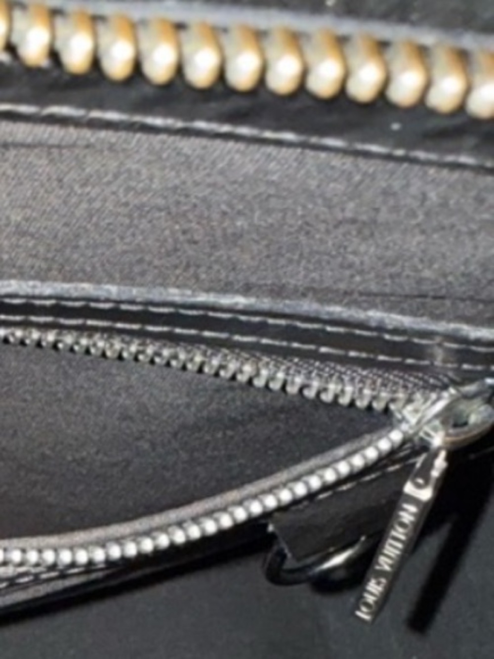 Louis Vuitton Vintage Monogram Noir Mat Stockton Tote w/ LV Dusty - Picture 11 of 13